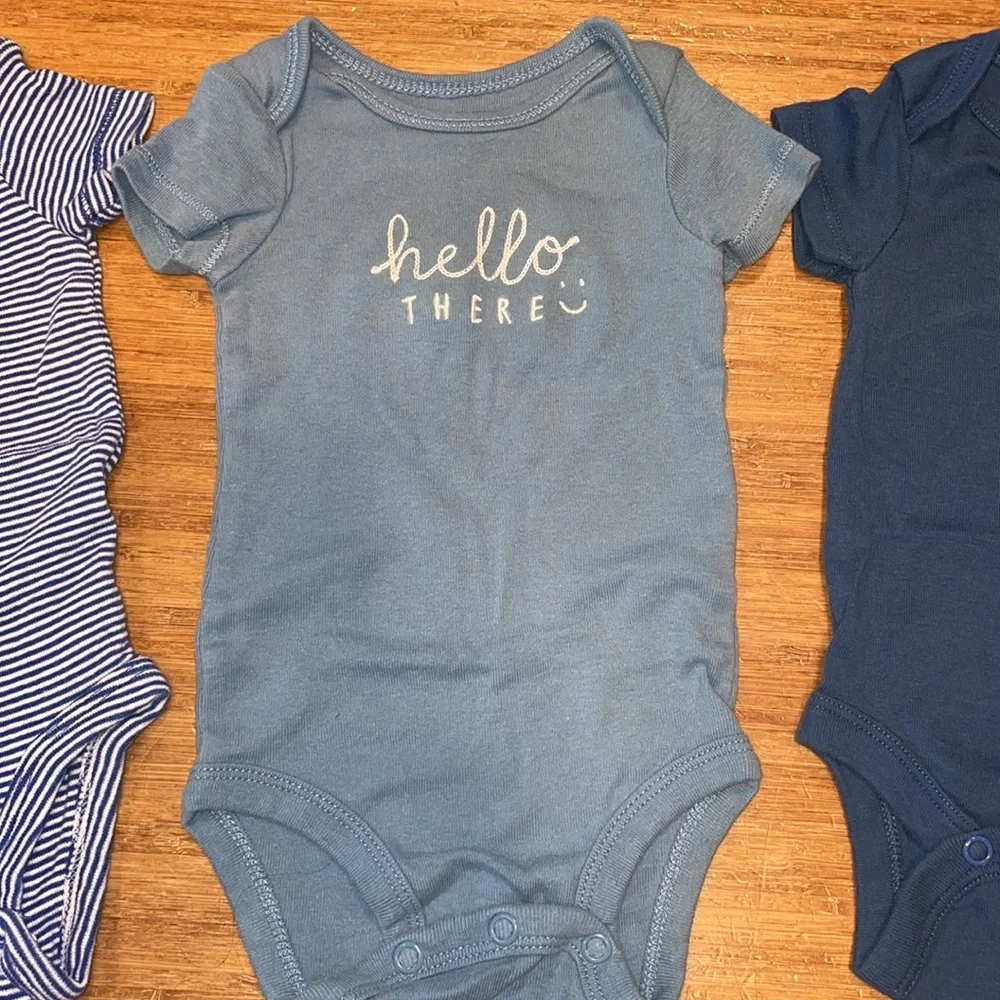 Bundle of baby boy onesies